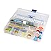 68pcs Basic Sewing Knitting & Crochet Tools Accessories, Sewing Kit with Measuring Tape, Stitch Holders, Switch Needles, Stitch Markers Ripper, Thimble, Scissor, Needle protector, Row Counter