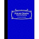Polar Graph Paper Notebook: 1/2 Inch Centered: Polar Coordinates, Polar Sketchbook, Blue Cover, 8.5" x 11", 100 pages (Polar Graph Paper Notebooks: 1/2 Inch Centered) (Volume 51)