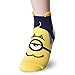 Popular Minions Character Socks (Onesize, 6 Pairs)