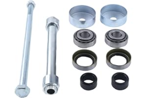 DVPARTS Front Caster Wheel Rebuild Kit Compatible with 126-5361 Toro Exmark Axle 103-0063 Seals 1-633584 1-633585 Bearings 10