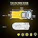 YM E-Bright 20-Pack 194 Led Bulb Amber, T10 194 168 2825 W5W 5 SMD 5050 LED Bulb for Car Interior Lights Wedge License Plate Light Instrument Lamp Dome Reading Light Trunk Interior Lamp, DC-12V