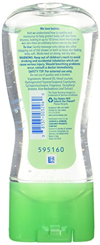 Johnson's Baby Gel Oil with Aloe & Vitamin E, 6.5 Ounces
