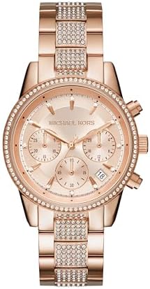 Amazon.com: Michael Kors Women's Brynn Chronograph Rose Gold-Tone