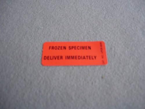 Label, Frozen Specimen/Immediate Delivery(1''x2.25'') (500/Rl)