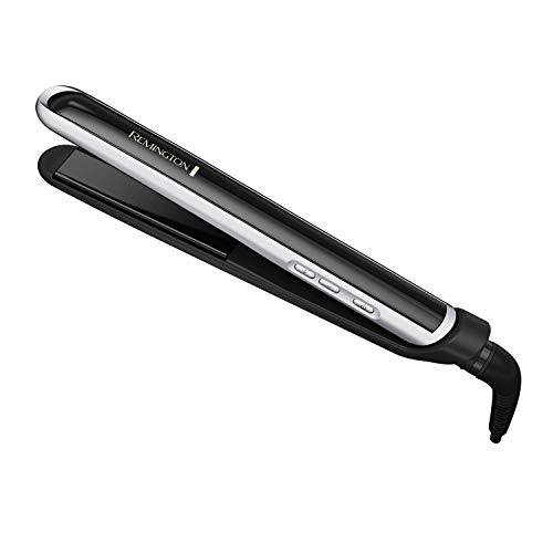 Remington Pearl Pro Ceramic Flat Iron, 1 Inch Hair Straightener, Black, S9500PP