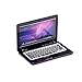 Dengguoli 2 Pack Dollhouse Scene Miniatures Mini Laptop Computer Simulation for Doll 1/6 1/12 (Black+Silver)