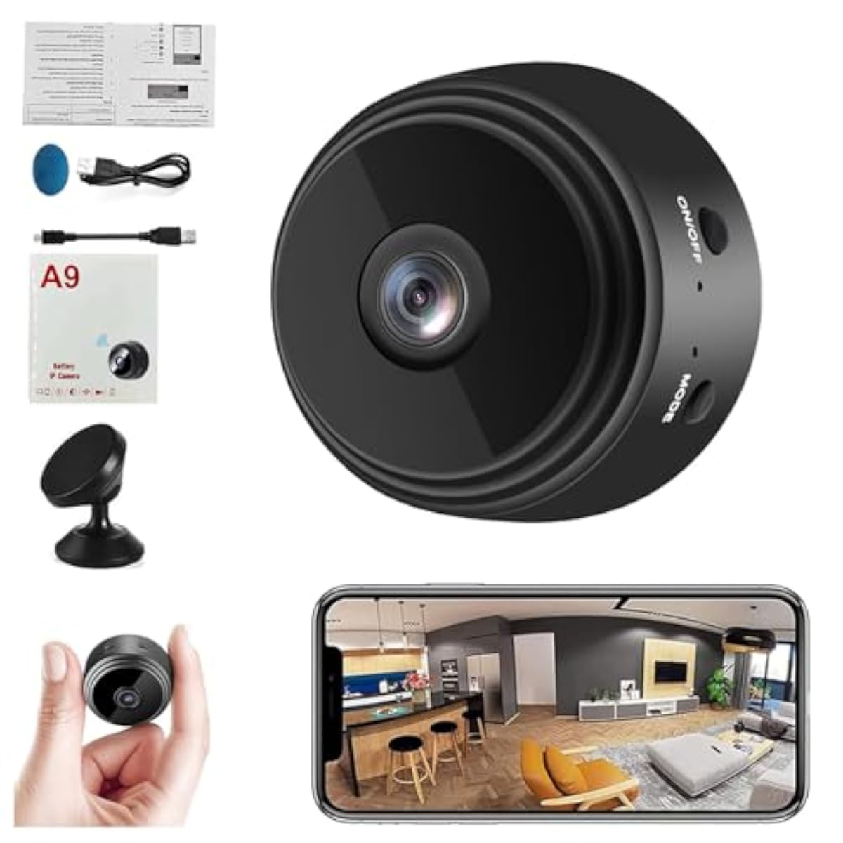 SpyFocus mini security camera package options with discounted bundle offers
