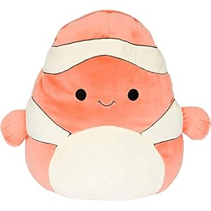 Squishmallow 19cm Super Soft Toy - Ricky The Clownfish