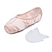 High Quality Ladies Professional Ballet Pointe Dance Shoes With Silica-gel Pointe Shoes Toe Pads (EU40 ( Inside Length 260mm; US7))