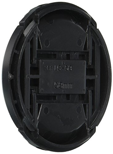 CowboyStudio 58mm Center Pinch Snap-on Lens Cap for Nikon Lens Replaces LC 58 - Includes Lens Cap Holder