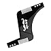 Beard Shaping Tool Template, YSAGi Beard Styling Comb for Line Up and Edging, Men’s Facial Hair Style Stencil (Black)