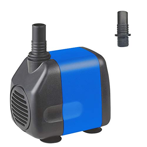 JAJALE 265 GPH Submersible Water Pump Ultra Quiet for Pond,Aquarium,Fish Tank,Fountain,Hydroponics