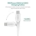 USB Type C Cable, RAVPower [2 Pack] USB C to USB C Cable, 3ft and 6ft Charging Cord for Samsung Galaxy S9 S8 S8+ Note8 MacBook LG V20 G5 G6 and More