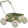PULA Baby Push Walker with Wheels Toddler Wagon for First Learner Baby Toys 6-12 Months, 1 Year Old Birthday Gifts, 2023 iF Best Design Award (Green)