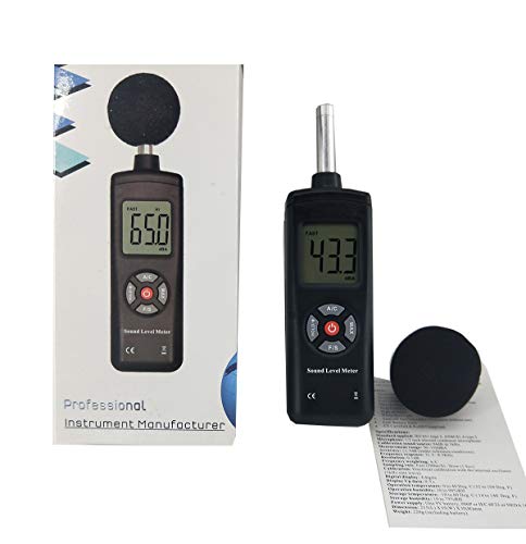 Decibel Meter Digital Sound Level Meter 30 to 130dB Sound Noise Volume Monitor Measuring Frequency Weighting A/C Maximum Hold Function - Thumbnail 6