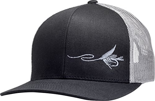 LINDO Trucker Hat - Fly Fishing (Black/Graphite)