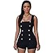 SMTSMT Women's Elegant Bodycon Jumpsuit Short Pants Overalls Sexy Rompers (M, Black)