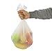 Morcte Clear 8 Gallon Drawstring Trash Bags, 108 Counts