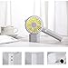 Mini Handheld Fan, Portable Personal USB Fan, USB Rechargeable Battery Operated Fan with Stand Base - 3 Settings Portable Desk Fan for Office Home Outdoor Travelling (Grey & Yellow)