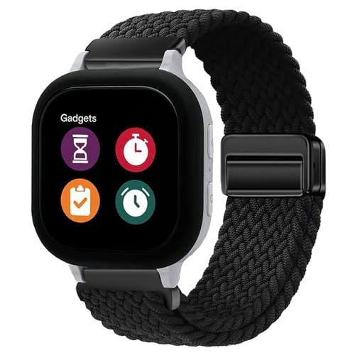 LeyuBand 20mm Nylon Magnetic Bands Compatible with Gizmo 3 2 1/Gabb 3e 3 2 1/Sync UP/Cosmo Jr Track Watch