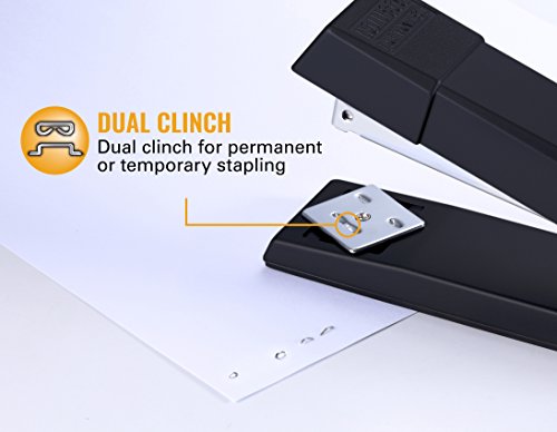 Bostitch No-Jam Premium Desktop Stapler, Full-Strip, Black (B660-BLACK) - Thumbnail 6