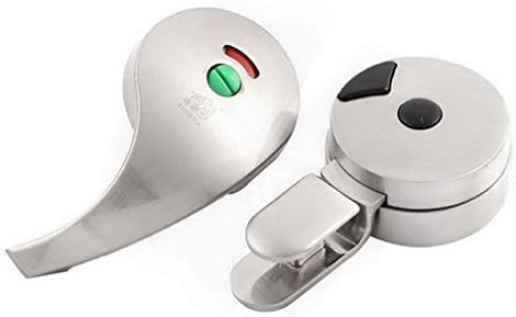 Latches Toilet Partition Vacant Engaged Rotating Knob Bolt Door Lock Indicator By Fuxell