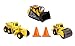 Tonka Diecast Construction Crew 3 Pack: Grader Steam Roller, Construction Dozer, with 2 Bonus Pylons