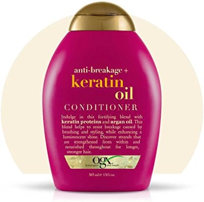 Acondicionador de Keratina y Aceite de Argan Para El Cabello - Tratamiento Para El Cabello Dañado y Maltratado- ✔ Producto 100% Garantizado 13 oz.