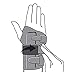FUTURO For Her Wrist Support, Right Hand, Adjustable