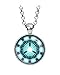 Wearable Treasures Arc Reactor Necklace, Iron Man Ironman Pendant, The Avengers Jewelry, Shield Pendant, Superhero Earrings Gifts Gift, Geek Geeky Present Presents