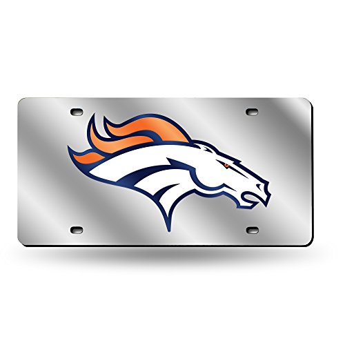NFL Laser Inlaid Metalen kentekenplaat, Zilver