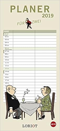 Loriot Planer Fur Zwei Kalender 2019 Amazon De Heye Loriot Bucher
