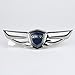 Hyundai Genesis Sedan Wing Tail / Trunk Emblem Black Chrome *GENUINE OEM*