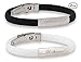 iRenew Energized Well Being Health Fashion Bracelet (White 2 Pack) May promote: Strength, Balance and Endurance Energy Bracelet.
