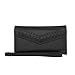 Rebecca Minkoff Wristlet, Whipstitch Tech Wristlet [Credit Card Case] Wallet Case fits both iPhone 8 & iPhone 7 - Black Leather