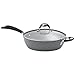 Bialetti 10 Piece Nonstick Granito Cookware Set, Oven Safe, Gray