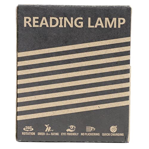 CIRYCASE Lampada da Lettura, Prevenzione Luce Blu & 2 Modalità di Luminosità per la Cura Degli Occhi, Luce da Lettura Flessibile USB Ricaricabile con Indicatore di Alimentazione, Lunga Durata Batteria