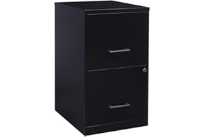 CARPHONE WAREHOUSE Scranton & Co Metal 2 Drawer Letter File Cabinet in Black