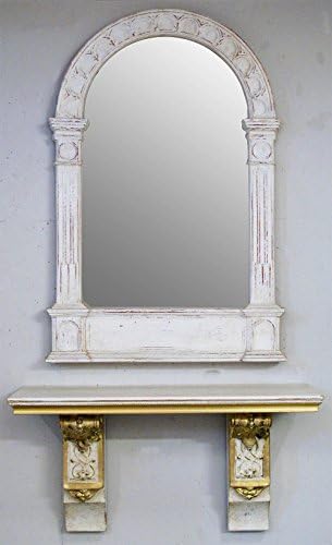 ARREDO SELLI Shelf and Mirror White and Gold