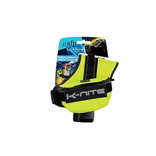 ALL FOR PAWS afp3324 Reflektierende Harness für Hunde mit Panniers S, gelb und neongrün