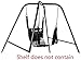 YLIK Swing Seats for Women, Skin Leather Sling in Hammock Swing for Adults Withoutshelfand 4 Slingsthumb 1