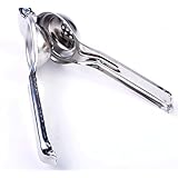 VERNASSA Kitchen Accessories Stainless Steel Manual Lemon Squeezer for Maximal Juice Extraction