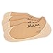 SHEEC - SoleHugger SECRET SHEER No-Show Socks - 4 Pair (Cream/Large)
