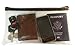 Cardinal bag supplies Vinyl Zipper Bags Leatherette 11 x 6 inches Small Compact Clear 1 Zippered Pouch CW