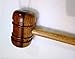 Sponex Heavy Duty Cricket Bat Wooden Mallet/Hammer for Knocking and Bat Preparation (Mallet)