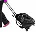 Furhaven Multipurpose Backpack Roller Pet Carrier - Black, One Size