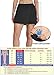 Women's Workout Active Skorts Sports Tennis Golf Skirt Built-in Shorts Casual Workout Clothes Athletic Yoga Apparel Black