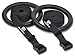 Garage Fit Gymnastic Rings - Premium Heavy Duty Gym Rings with Buckles and Straps for Cross Training, Gymnastics, Fitness, Exercise Rings (Black)
