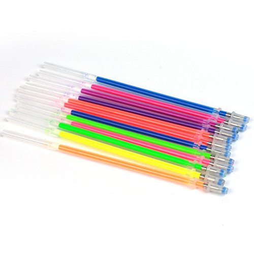 image for Lowprofile 48Pcs/12Pcs Colors Gel Refills Neon Glitter Markers Highlig