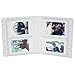 Woodmin [Instax Mini Photo Album] 64 Pockets Polaroid Photo Album for 3 inch Pictures by Fujifilm Instax Mini 8 8+ Mini 9, Snap, Zip, Z2300, Bank Card (Deep Pink)